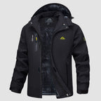 Campera Impermeable con Interior de Polar y Capucha