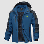 Campera Impermeable con Interior de Polar y Capucha
