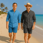 [COMPRÁ 1 Y LLEVÁ 2] Camisa de Lino Santorini + Reloj de Regalo