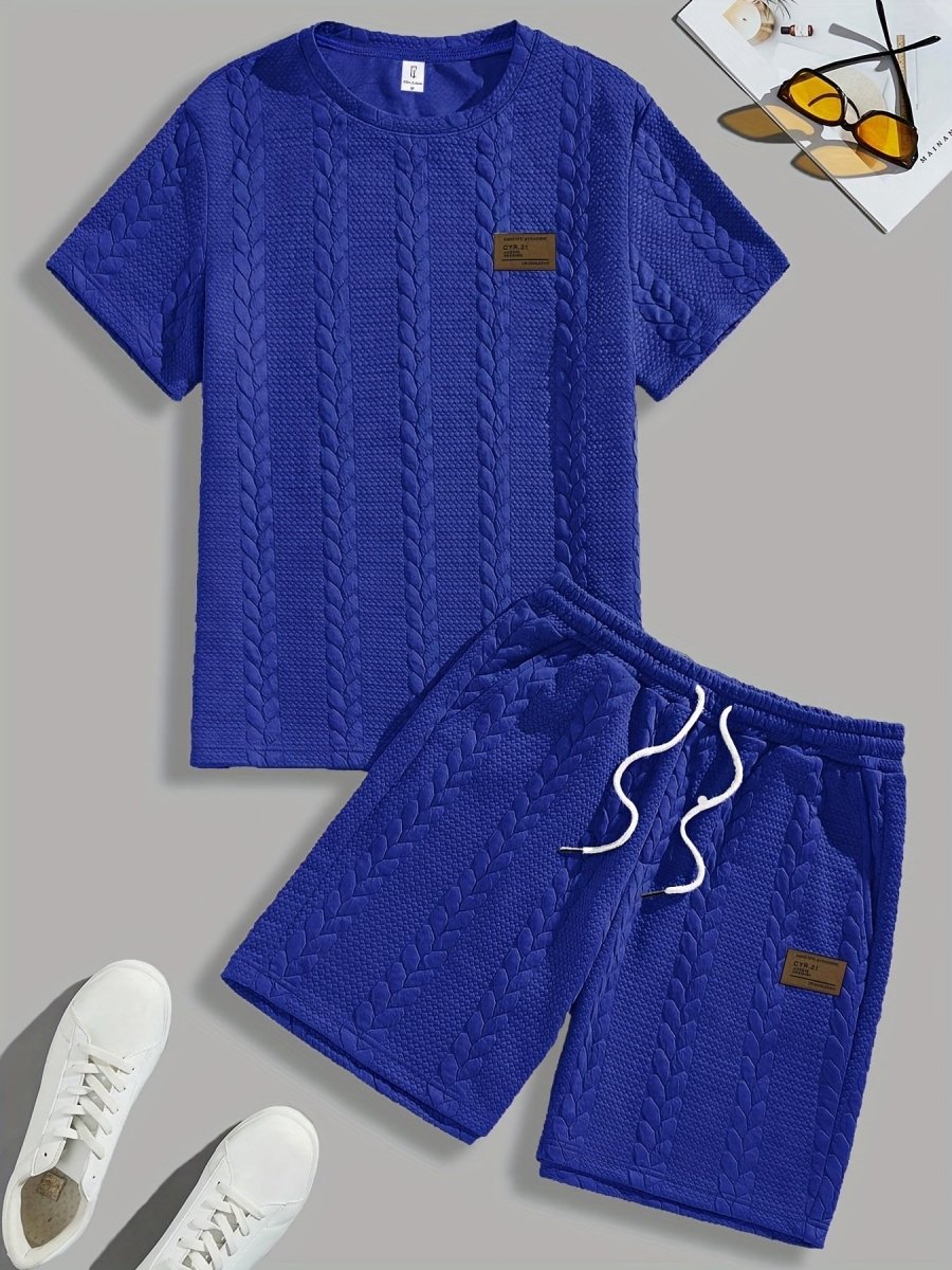 Conjunto de Verano – Remera y Short con Cordón (Marrón)