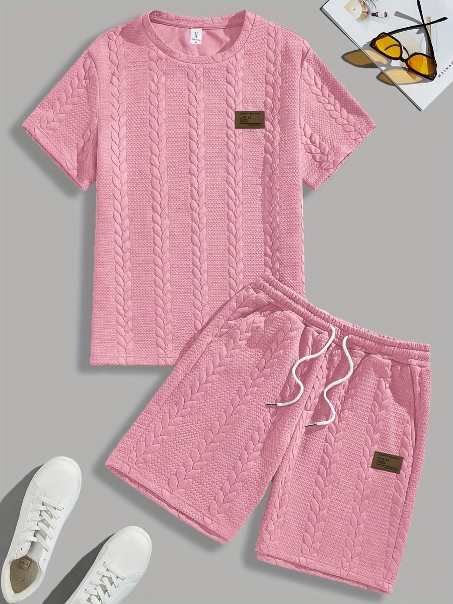 Conjunto de Verano – Remera y Short con Cordón (Marrón)