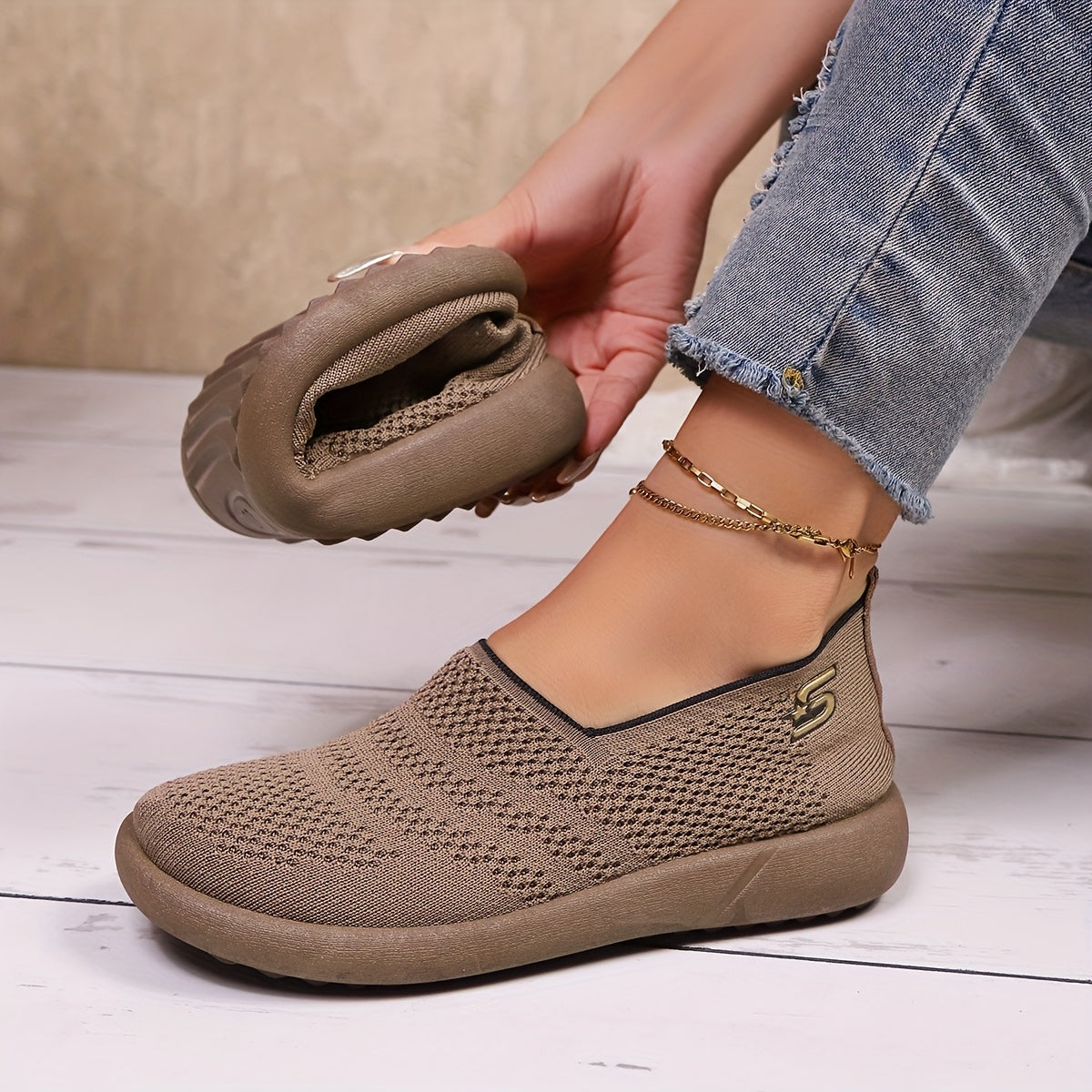 Tenis Loafer Comfort Tejido