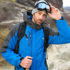 Campera Impermeable con Interior de Polar y Capucha